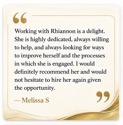 Testimonial from Melissa S.